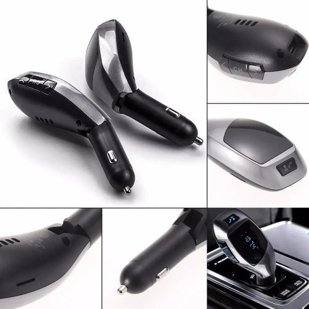 Fm-передатчик Bluetooth автомобильный комплект беспроводной радио адаптер fm-модулятор Handsfree Музыка Mp3 Usb плеер аудио для смартфонов VS G7