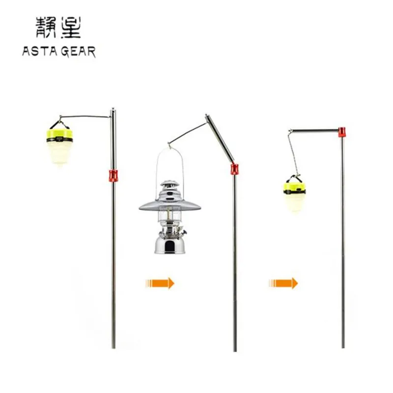 ASTAGEAR Открытый Отдых Охота Пеший Туризм складной подвес для ламп Алюминий сплав