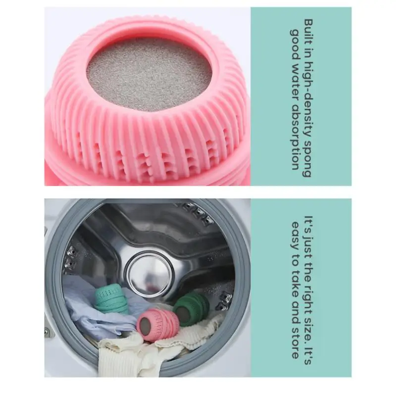 

Household Anti-entanglement Anti-knotting Laundry Ball Decontamination Ball Washing Machine Softener Shape Solid Cleaning Balls