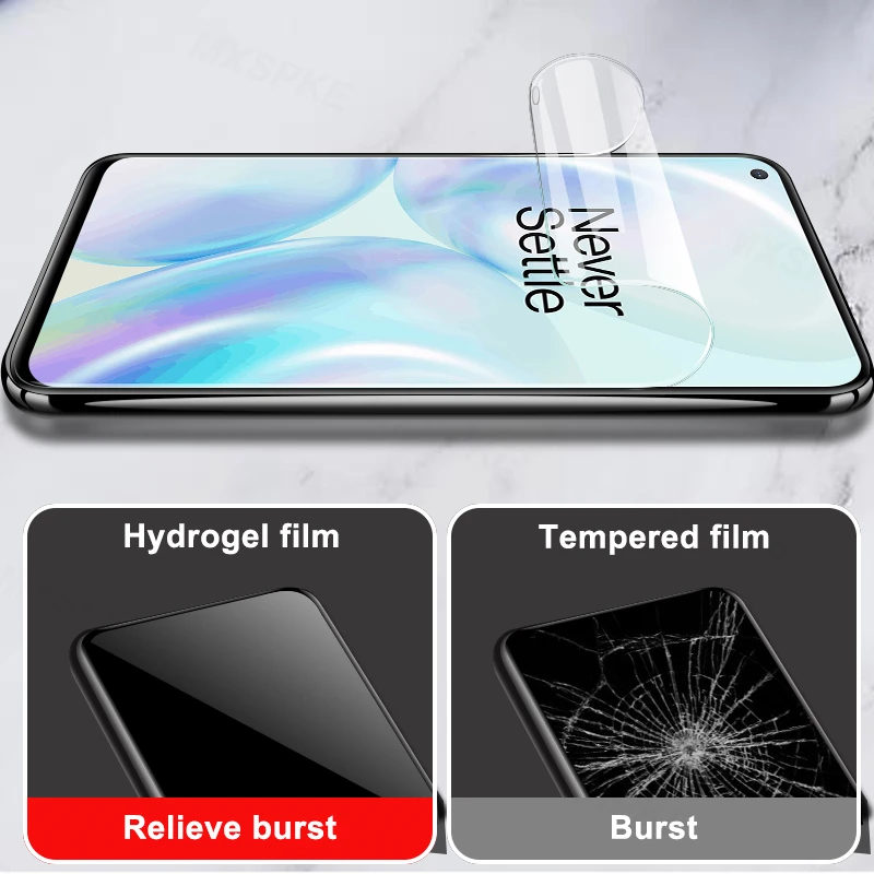 3pcs full cover hydrogel film for oneplus 7 8 9 7t pro 8t 9r 9e 6 6t 5 screen protector for oneplus nord n10 n100 n200 ce 2 film free global shipping