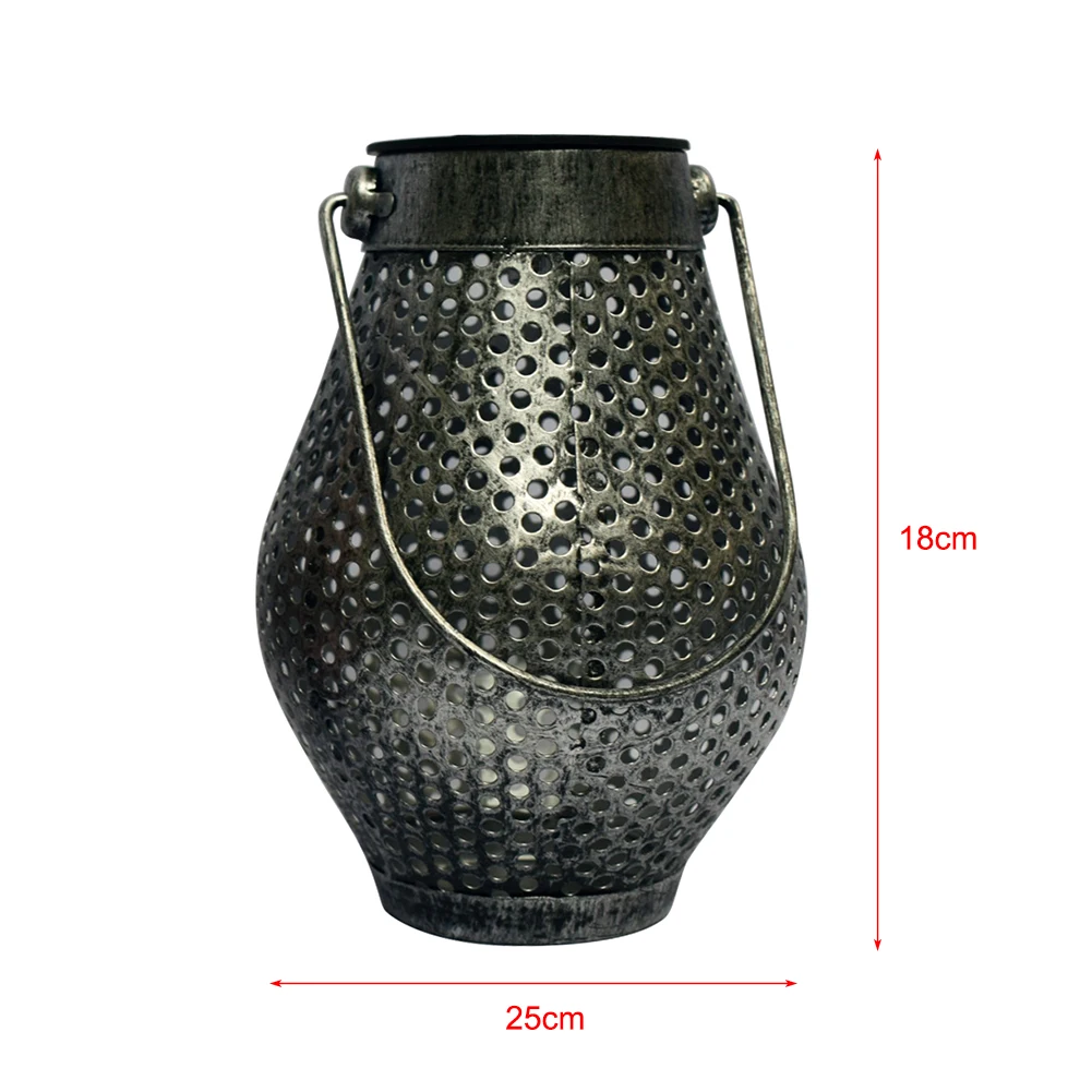 LED Solar Light Outdoor Hanging Branches Sunlight Waterproof Wrought Iron Hollow Projector Sensor Lamp Garden Decoration | Освещение