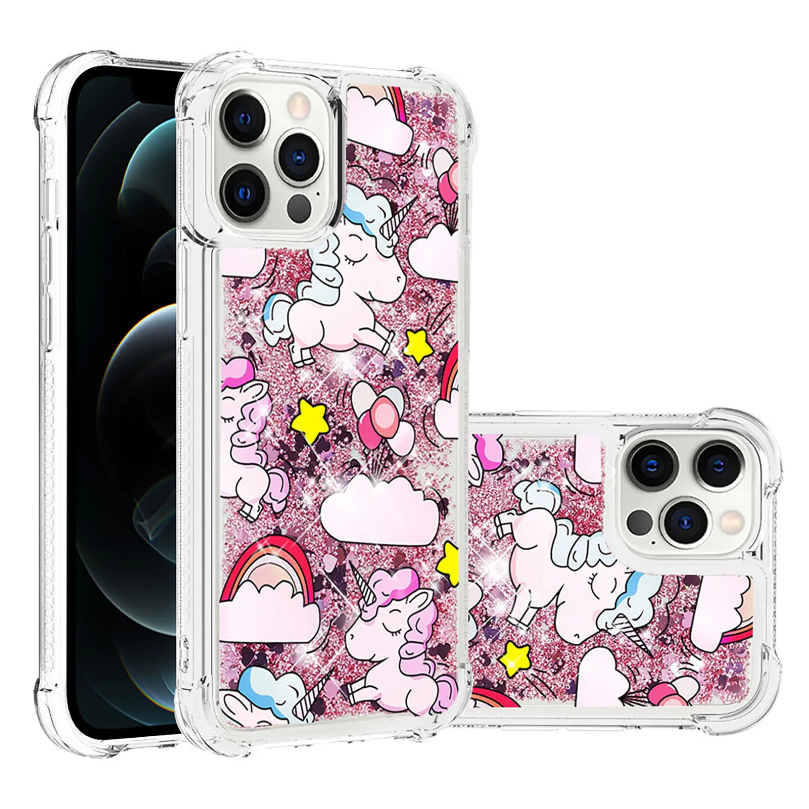 

Glitter Dynamic Liquid Quicksand Case For iPhone 11 Pro Max XS Max X 12 Mini SE 2020 6 6S 7 8 Plus Shine Silicone Soft Cover