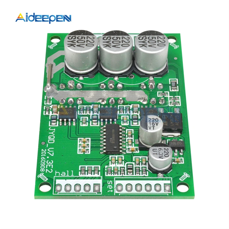 JY01 DC 12 V-36 V 500W PWM с бесщеточным двигателем постоянного тока мотор Управление; с зал привод bldc вагонетки с противовесом драйвер модуль панели управления