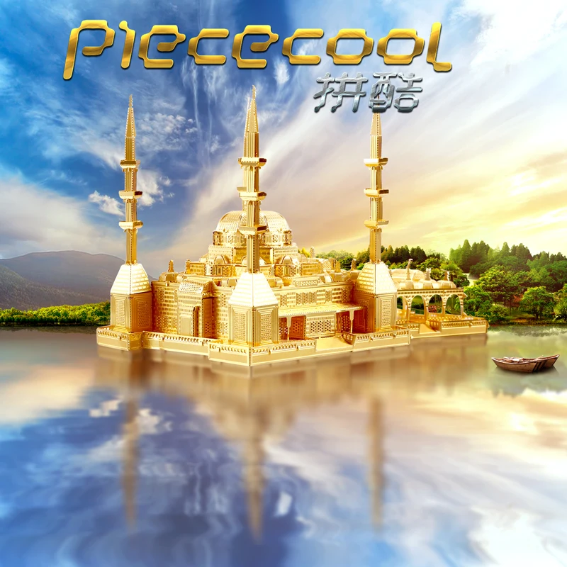 PieceCool новый выпуск 3D металлический Пазл &quotСердце Чеченской мечети&quot DIY Россия