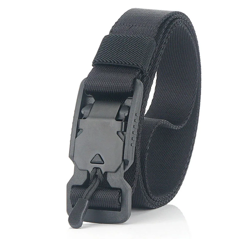 Для мужчин нейлон лентой тонкая летняя футболка с поясом и магнитный кабель