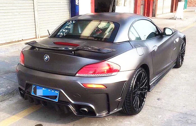 Для BMW Z4 для Audi TT TTR TTRS 2-дверный Седан GT стиль Высокое качество Черный углеродное