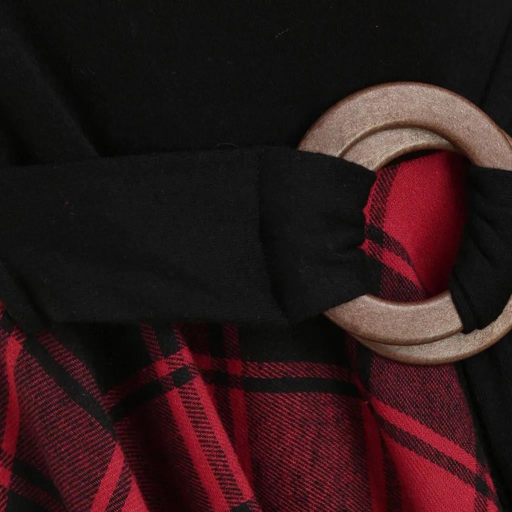 Осень 2020 Вечерние вечернее клетчатое платье женское эстетическое с косым