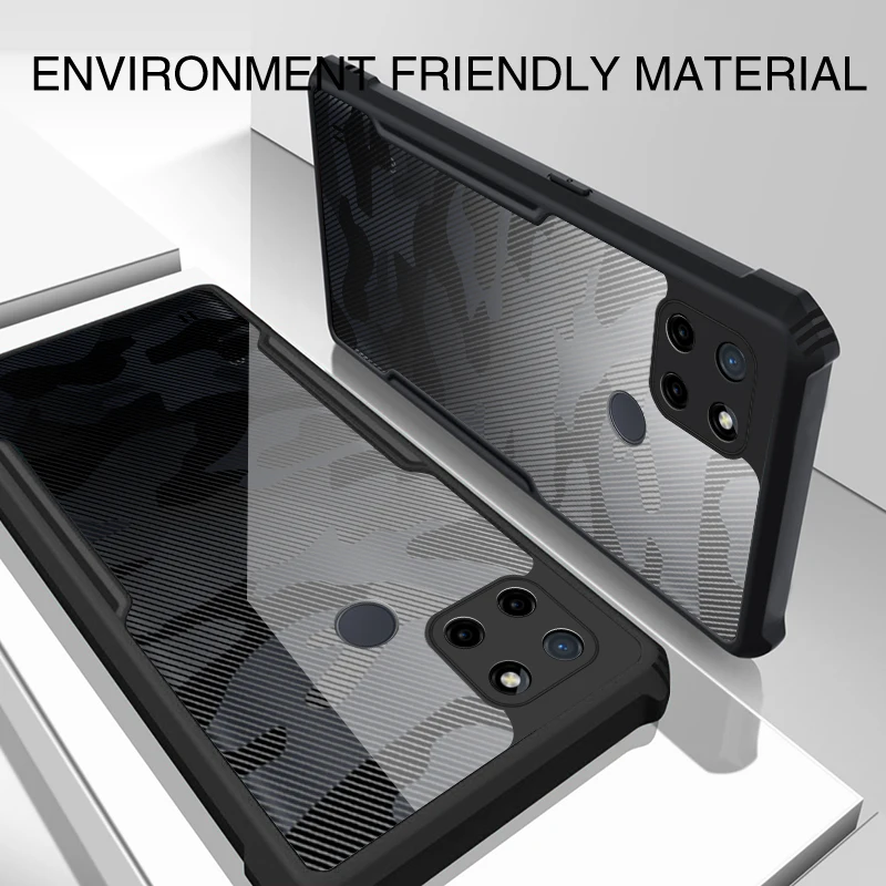 rzants for oppo realme c21y case hard camouflage shockproof slim camera protection cover free global shipping