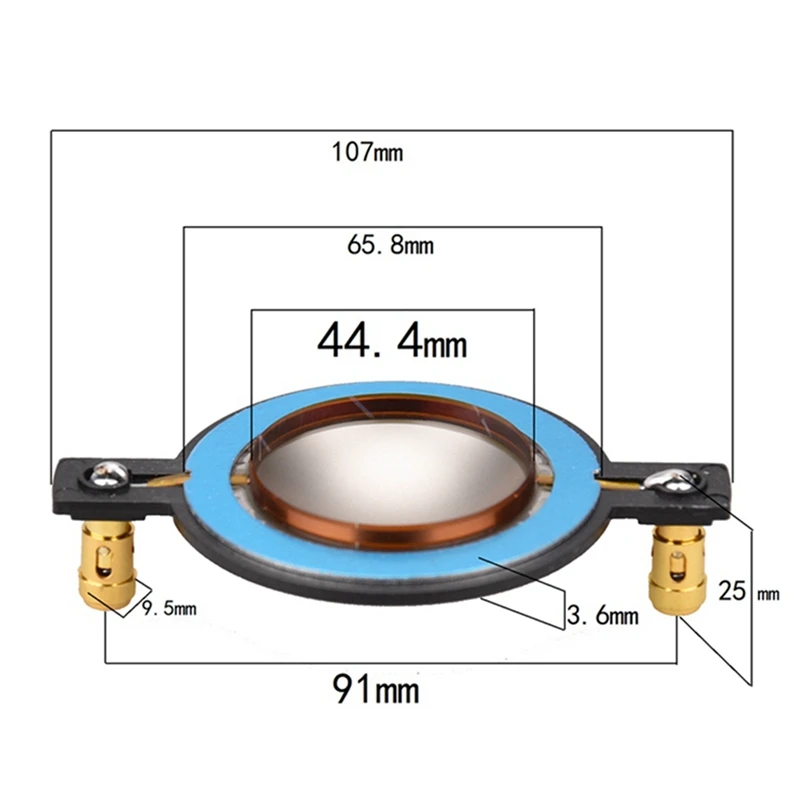 2 шт. мембрана для динамика 44 5 мм и 34 | Электроника
