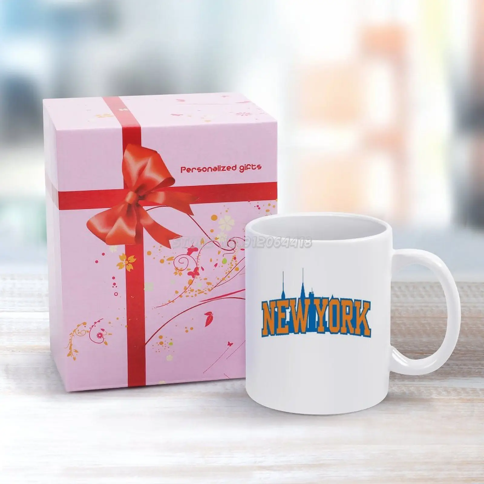 Кофейные кружки с изображением Нью-Йорка персонализированная чашка чайная для