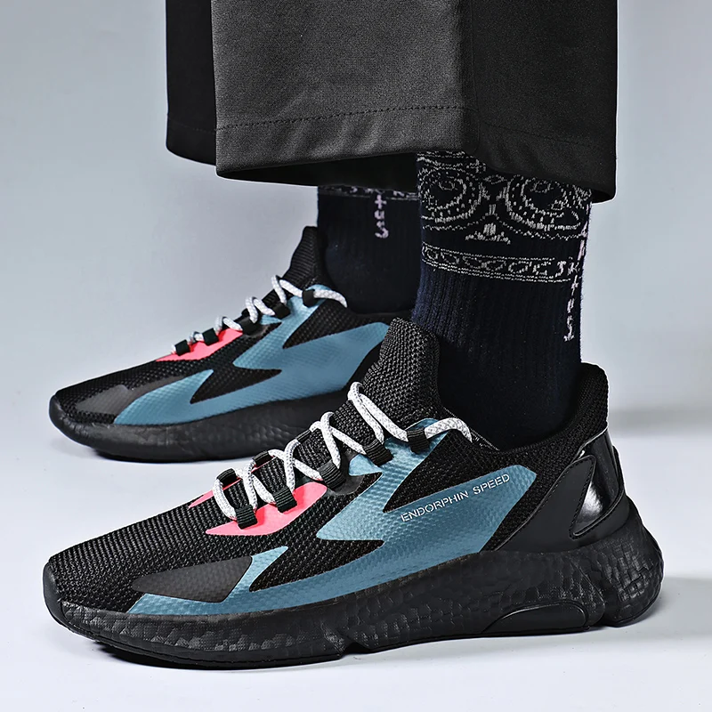 

New Men Running Shoes Breathable Cool Men Sports Gym Training Sports Shoes Lightweight Comfortable Men Sports Shoes size 39-46