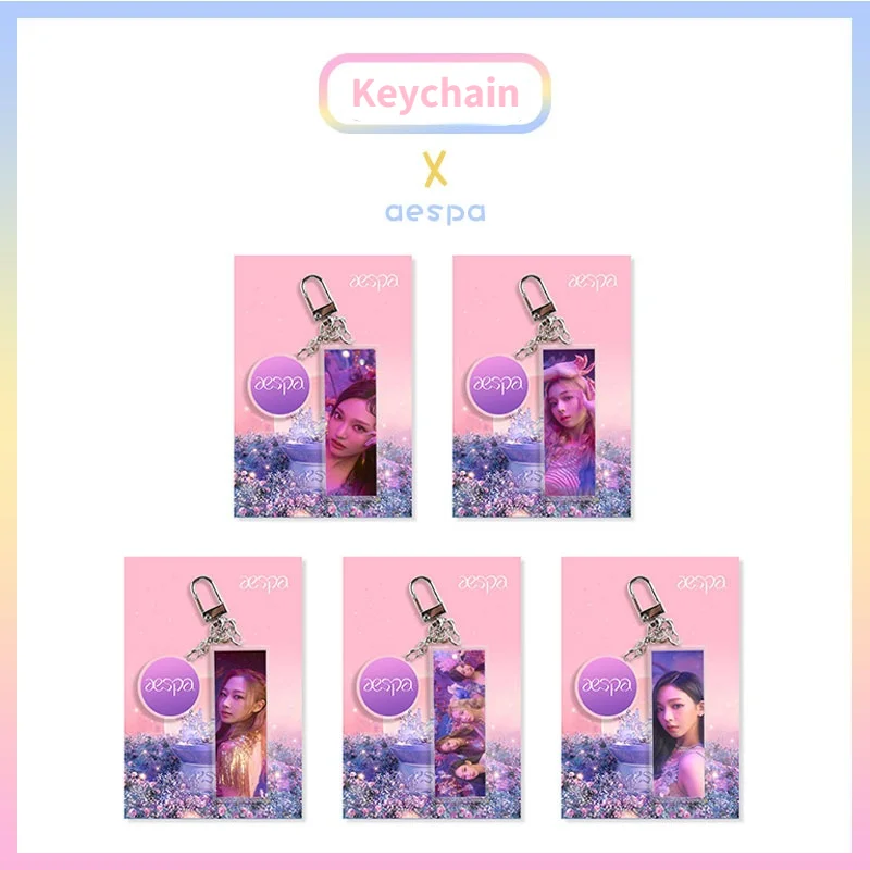 

1pcs Kpop Aespa Acrylic Keychain WINTER Key chain Savage NINGNING KARINA GISELLE