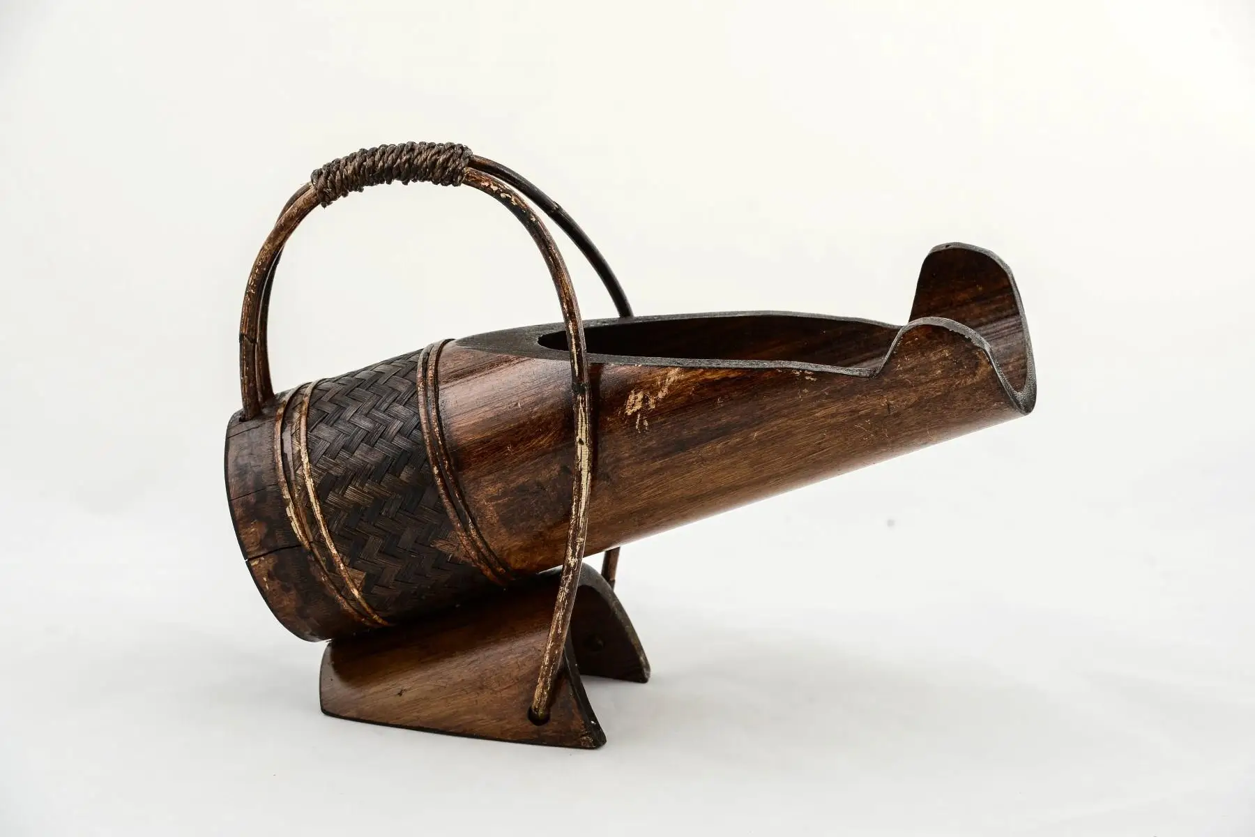 Бамбуковая Винная стойка для добычи заготовки полностью ручной работы с