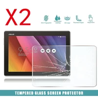 2pcs tablet tempered glass screen protector cover for asus zenpad 10 z300m hd tablet anti fingerprint tempered film