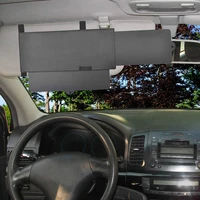 2021 car sun visor extender anti glare sun blocker durable windshield pu car window left right shockproof sunshade plate hot