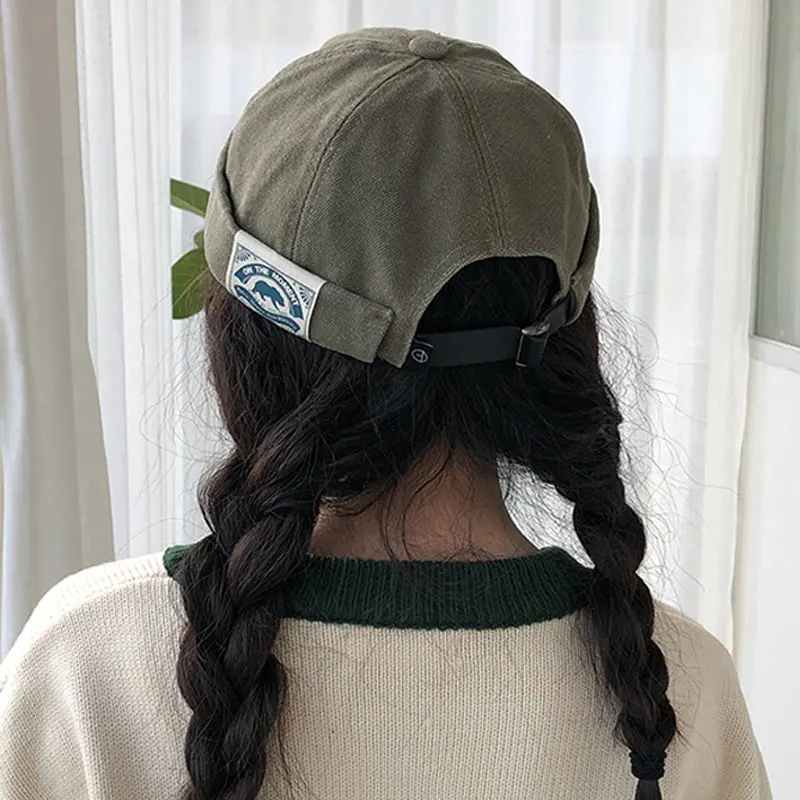 Модная мужская кепка Docker шапка в стиле ретро Матросская женская теплая бейсболка