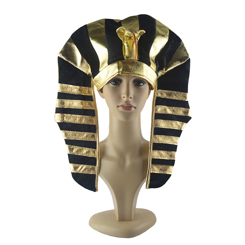 Cossky шляпа Фараона из Египта для косплея шапка вечеринки на Хэллоуин реквизит