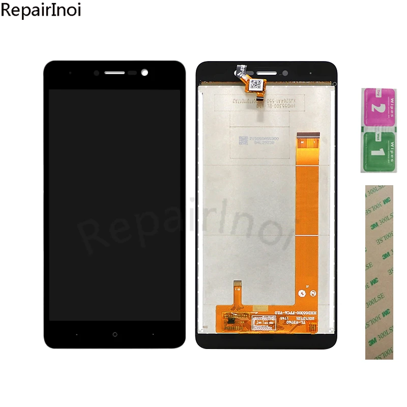 ЖК-дисплей для Wiko Lenny 4 Plus / 5 s сенсорный экран дибюзер Jerry в сборе с рамкой - купить