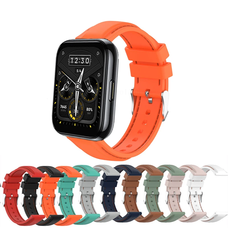 

22mm Wirstband For Realme Watch 2 / 2 pro Band Sport Silicone Smart Watch Replace Strap For Realme Watch S /S pro Bracelet belt