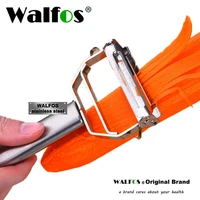 walfos 304 stainless steel vegetable cutter potato fruit zester peeler cucumber carrot grater slicer kitchen accessories gadgets