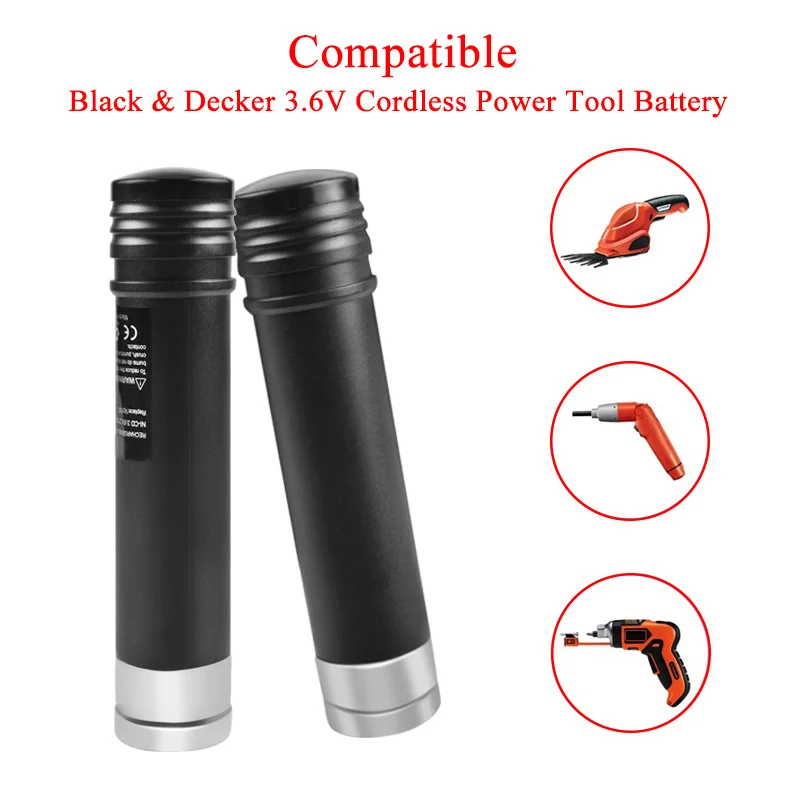 Сменный литий ионный аккумулятор 3000 мАч 3 6 В VP100 для Black & Decker VP100C VP105 VP105C VP110 VP110C VP143
