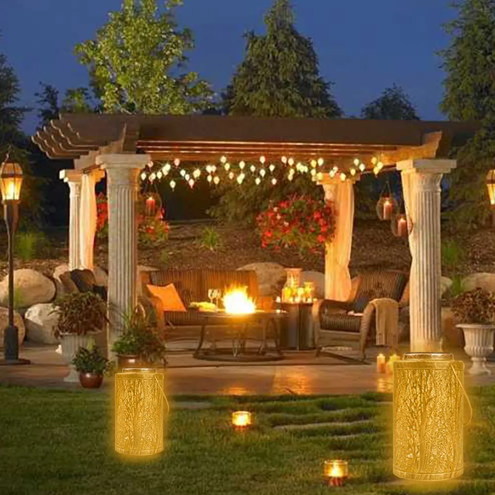 Солнечный фонарь наружная Подвесная лампа для патио IP44 Водонепроницаемый