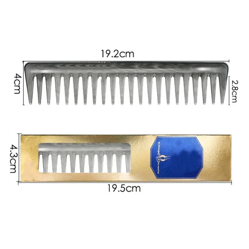 Портативная широкая зубная Расческа с большой задней головкой для