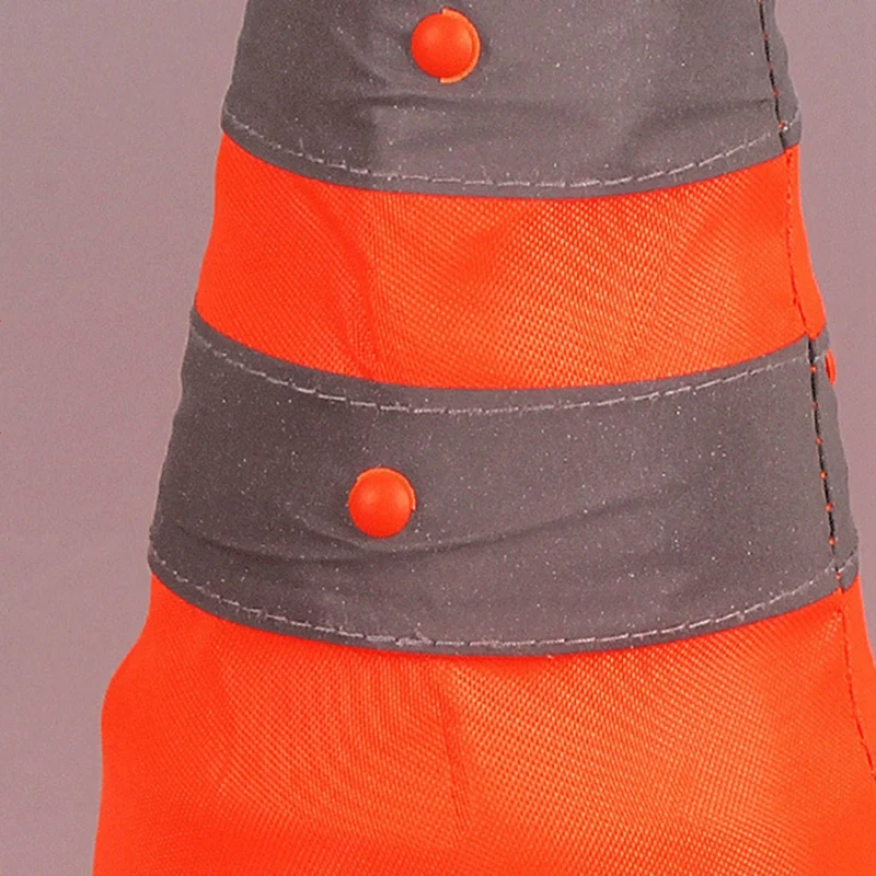 

2 Packs of 15.5-Inch Foldable Traffic Cones, Multi-Purpose -Up Reflective Safety Cones