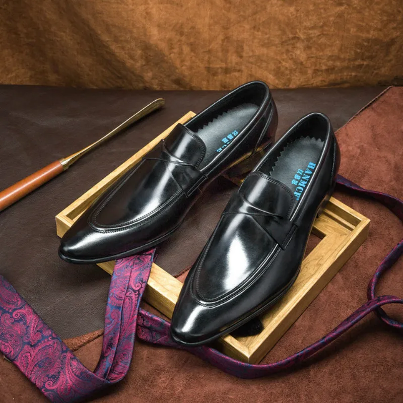 2021 осенние брендовые итальянские официальные туфли модные мужские классические