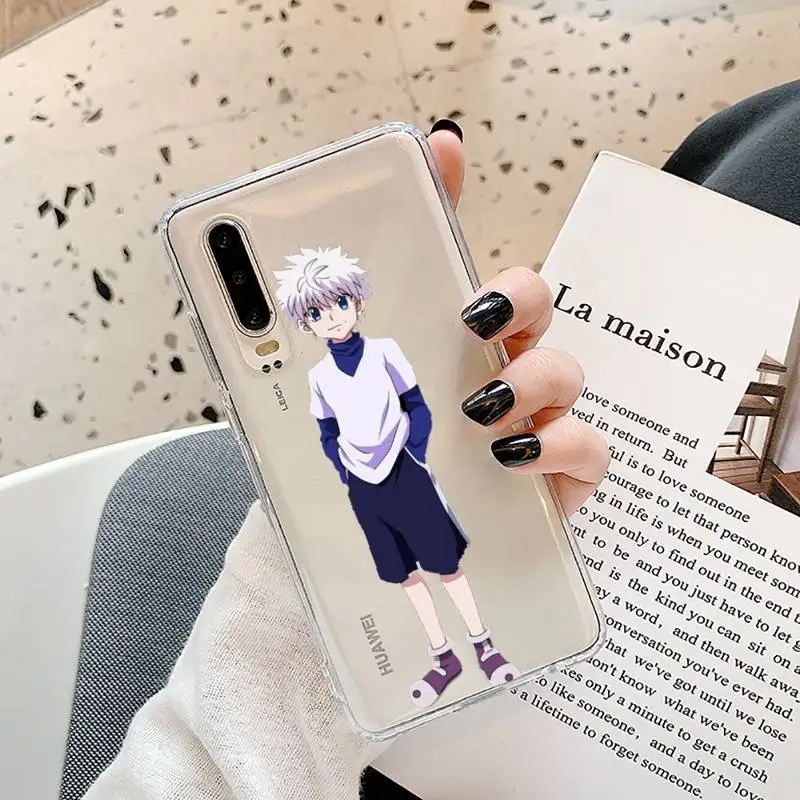 

Hunter X Hunter Killua anime Phone Case Transparent for Samsung A71 S9 10 20 HUAWEI p30 40 honor 10i 8x xiaomi note 8 Pro 10t 11