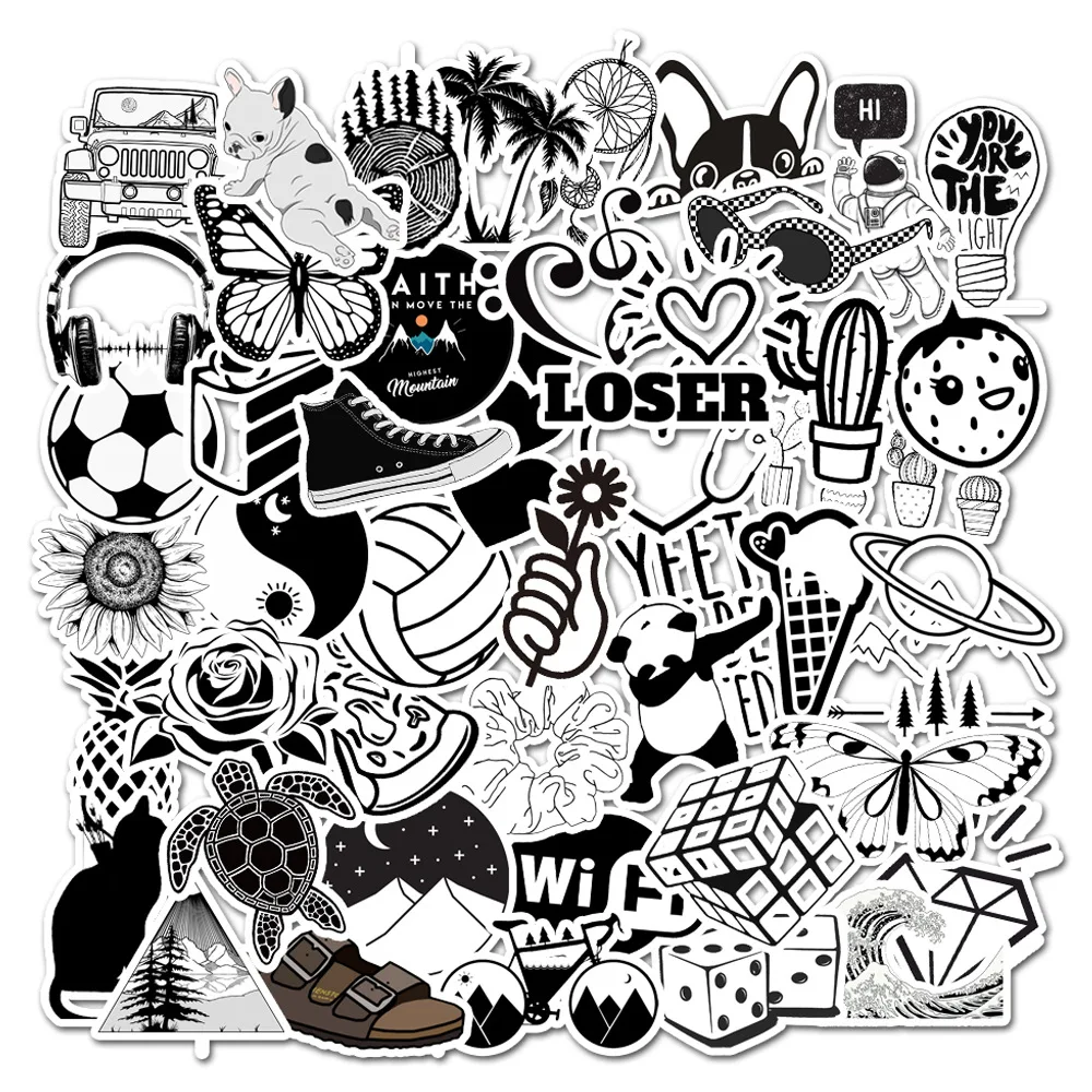 

10/30/50pcs Cartoon Girls Vsco Stickers for Guitar Motorcycle Skateboard Snowboard Laptop Luggage Cool Stickers Decal Kid Gift