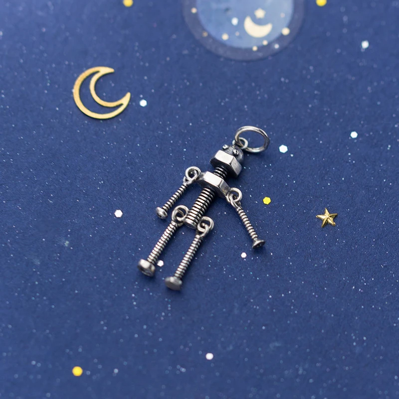 MODIAN простой звено цепи ожерелье для женщин 925 стерлингового серебра Винтаж винт