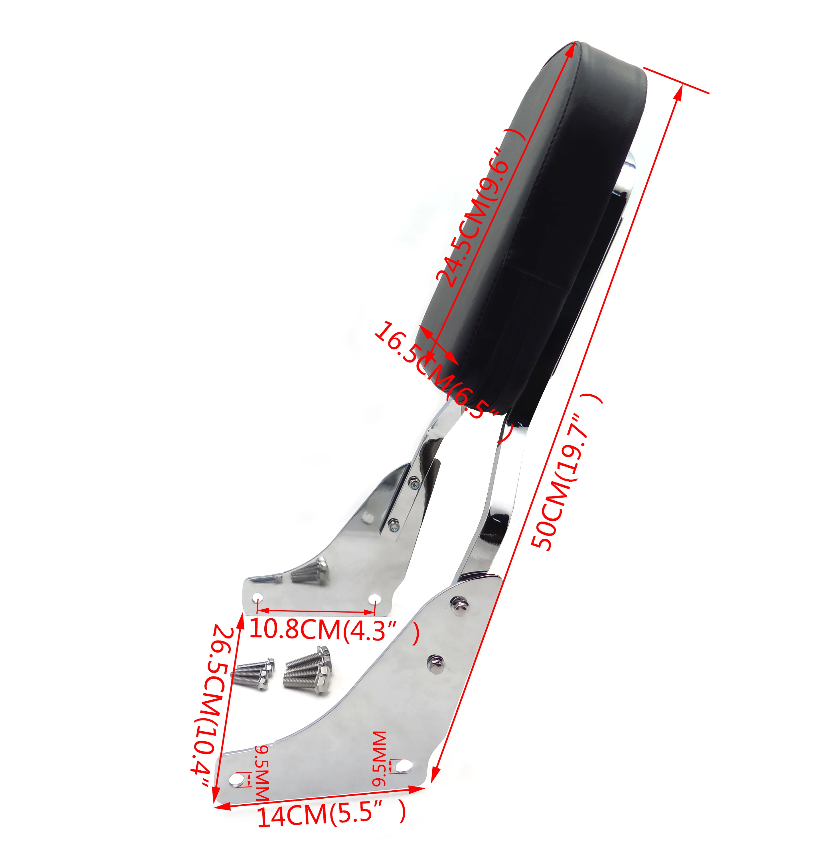 Запчасти для мотоциклов хромированная спинка с эффектом пламени Honda Shadow Ace 1100|honda