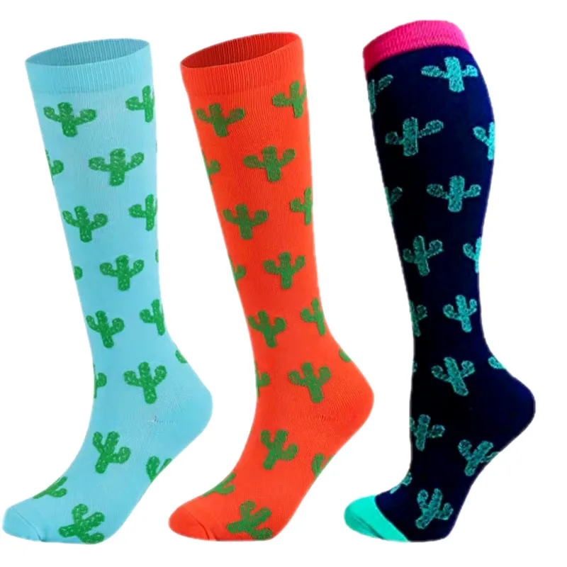 

Compression Stockings Sports Black Compression Socks Running Cycling Hiking Socks Nylon Anti-swelling Boost Blood Circulation