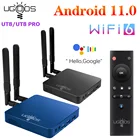 ТВ-приставка UGOOS UT8 PRO, Android 11, DDR4, 8 + 64 ГБ, 4 + 32 ГБ, 2022 M, 4K  RK3568 WiFi6 1000M 4K Media Player BT Voice Remote