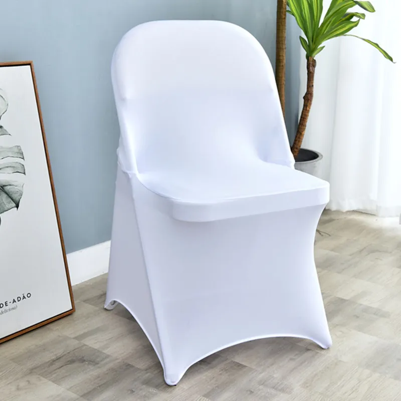 Складные Чехлы для стула WedFavor из спандекса и лайкры 50 шт. растягивающиеся отелей