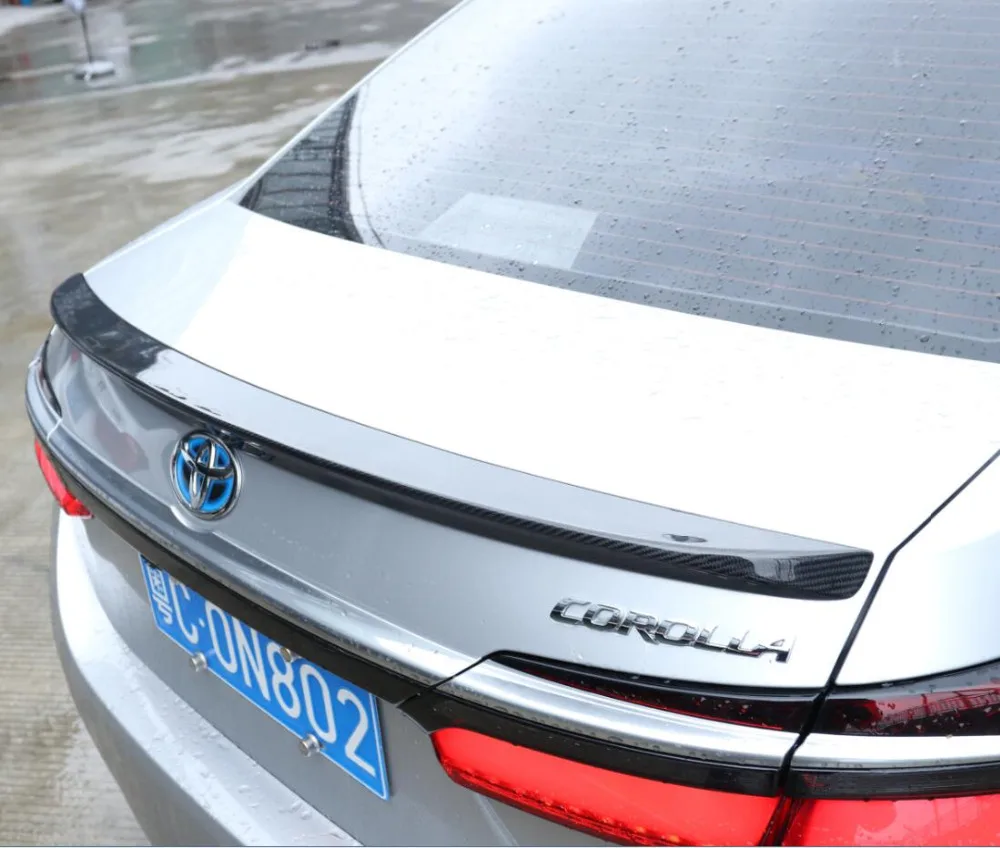 Карбоновые выступ Спойлеры для багажника заднего крыла автомобиля 13 18 Toyota Corolla 2013
