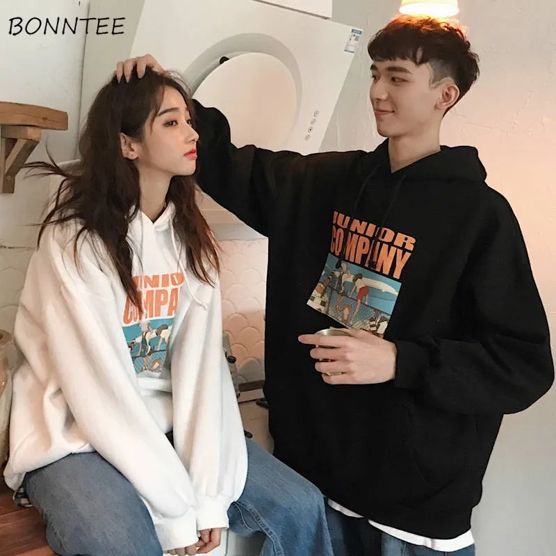 Женские толстовки большого размера в Корейском стиле Харадзюку шикарная уличная