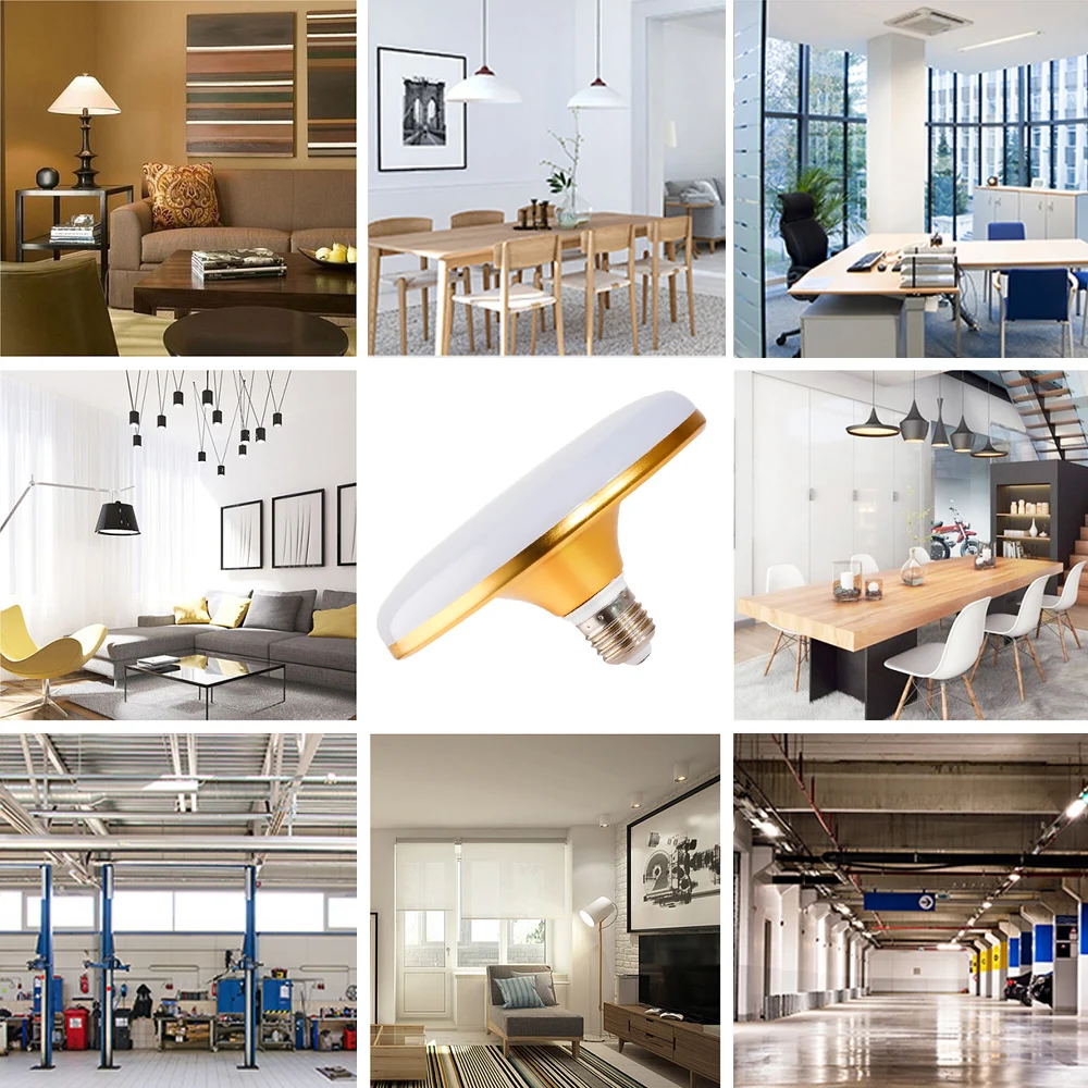 Белый светодиодный светильник E27 высокой мощности Домашний Светильник