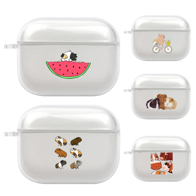 

Чехол из ТПУ с забавным мультяшным морской свиньей для Airpods Pro, чехол для наушников Airpods, беспроводной чехол с Bluetooth для AirPods 3