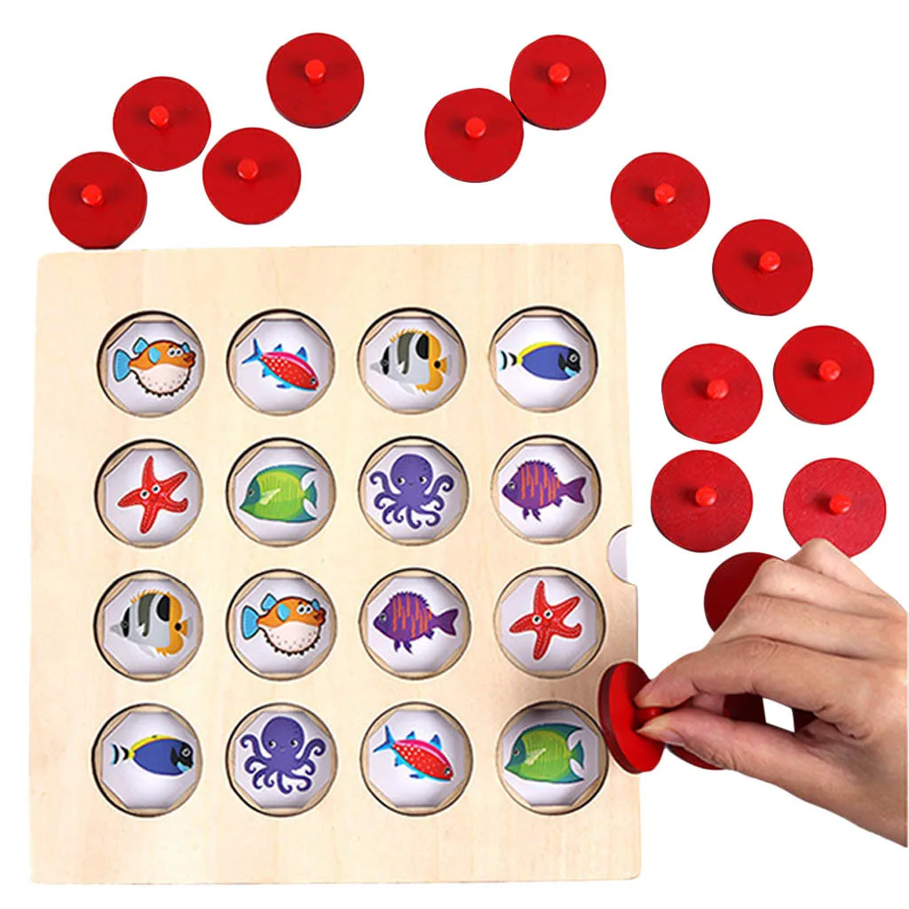 Детская игра с умным интеллектом IQ деревянной памятью логическая тренировка