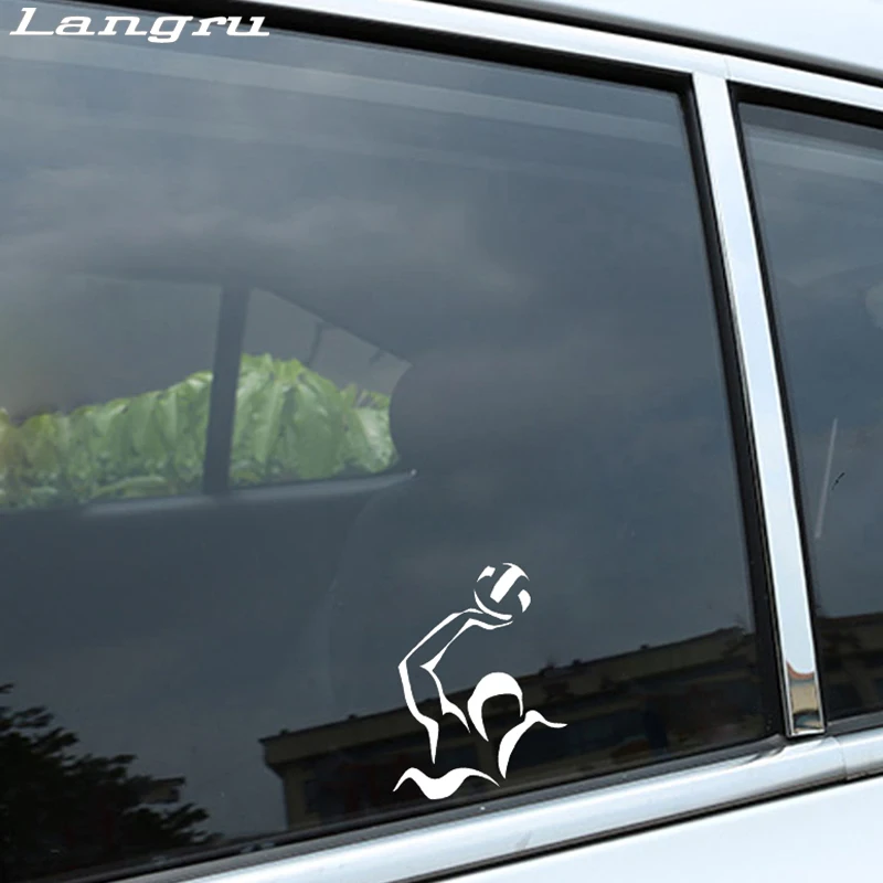 Крутая графика аэробные упражнения водное поло атлет Декор автомобиля стикер