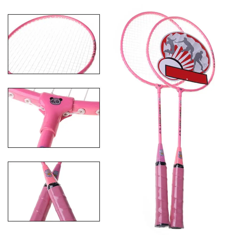 

1Pair Iron Alloy Badminton Shuttlecock RacketEntertainment Racquet Sport Exercise Gym Training Supplies