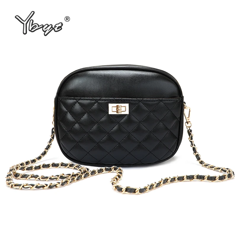 YBYT модные ромбовидные решетки сумки через плечо для женщин Высокое качество pu