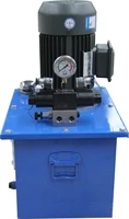 Customized hydraulic cylinder bidirectional flange hydraulic cylinder lifting small heavy single cylinder with 3kw electric pump