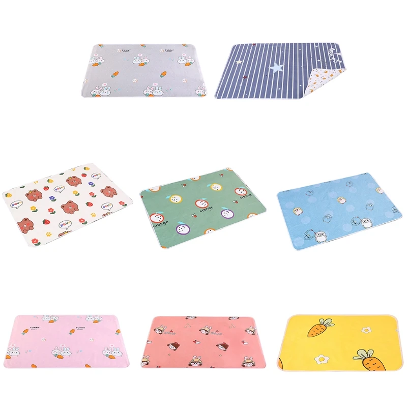 

2021 New 70x50cm Portable Baby Changing Pad Waterproof Reusable Diaper Changing Mat Mattress Infants Floor Play Cushion Mat