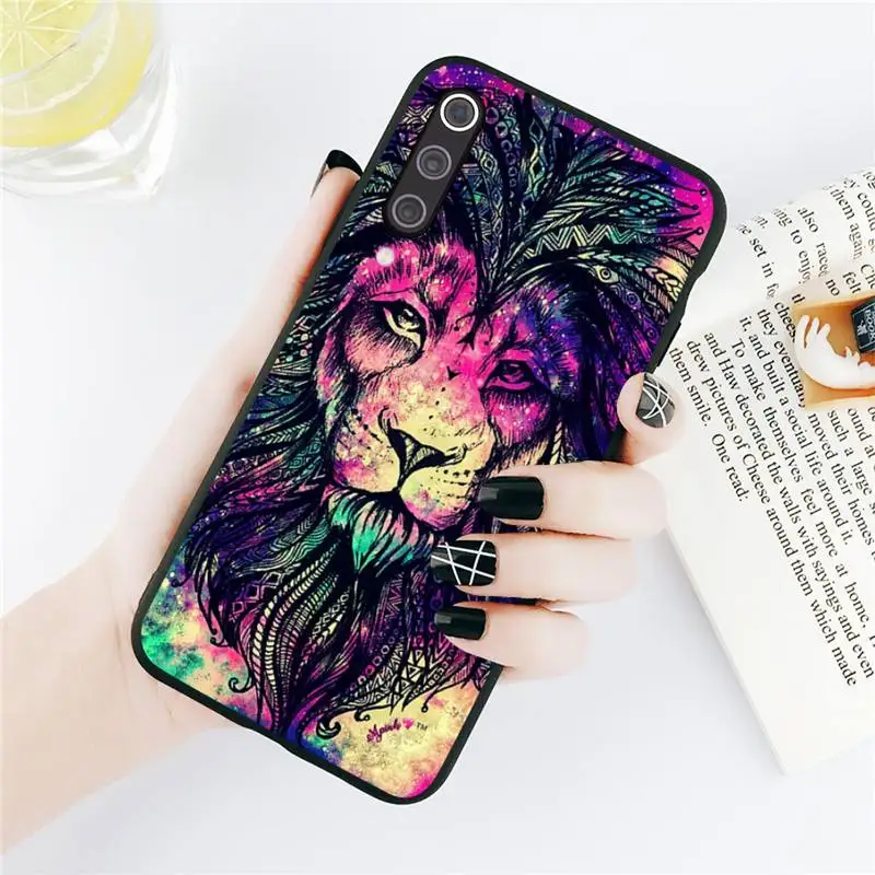 

Big Lion On Stone Snow Phone Case For Xiaomi Redmi note 7 8 9 t k30 max3 9 s 10 pro lite Luxury brand shell funda coque