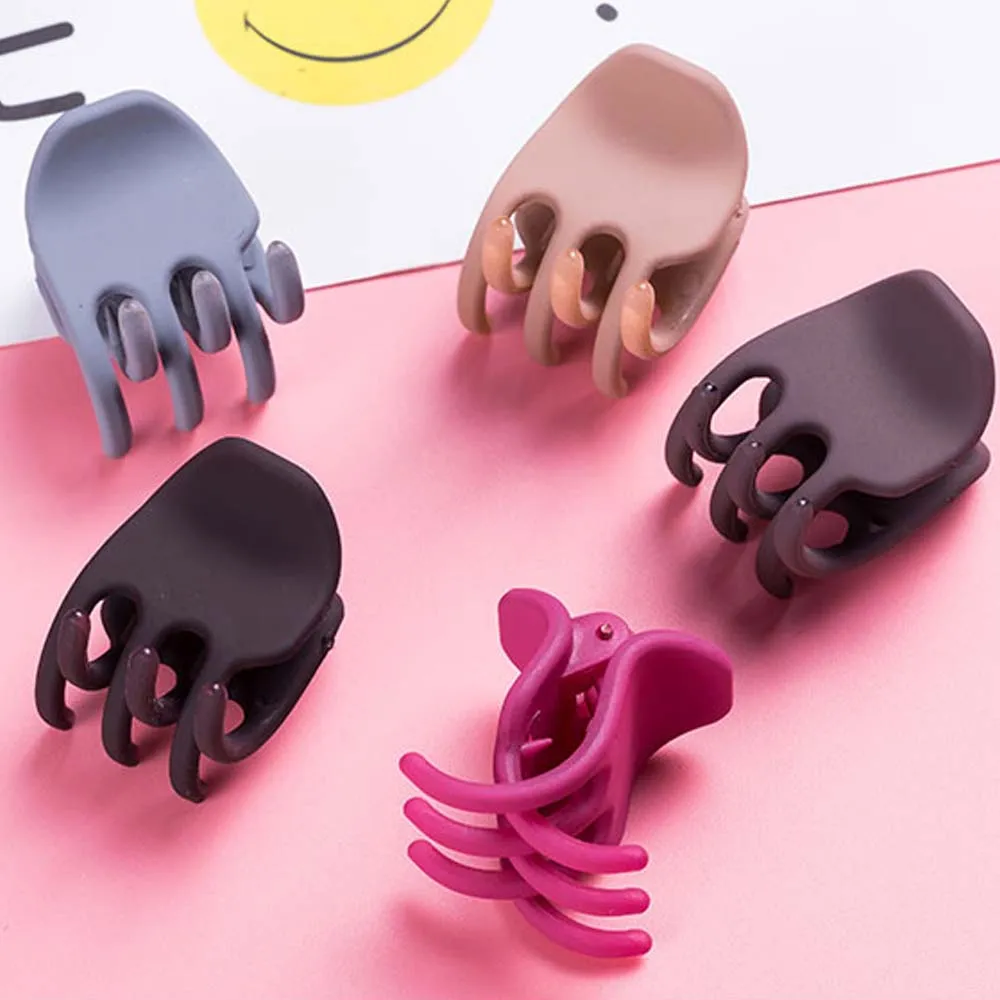 Модный темперамент Простой корейский стиль краб коготь для женщин скраб заколки