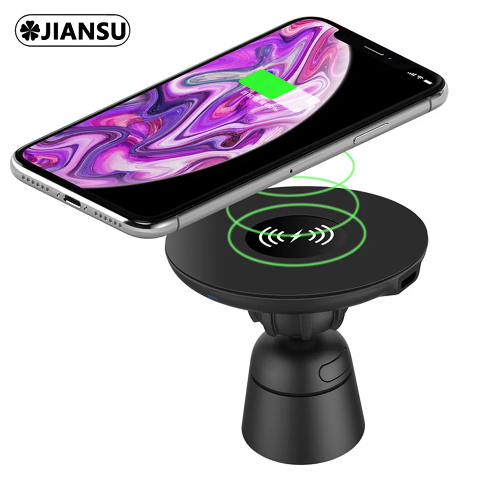 

Magnetic Wireless Charger Car Mount For iPhone 12 Pro Max Mini Qi Fast Charge For Samsung Xiaomi Huawei Car Charger Phone Holder