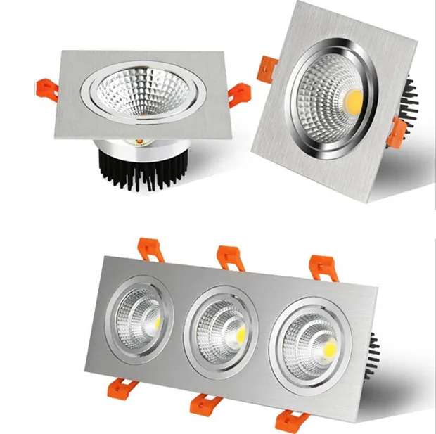 

Диммируемый Точечный светильник COB 7 Вт, 9 Вт, 12 Вт, 14 Вт, 18 Вт, 20 Вт, 36 Вт, Светодиодный точечный светильник, декоративная потолочная лампа